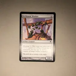 MTG Arcbound Worker ~ Darksteel Artifact Creature ~ Magic The Gathering Card - Image 1