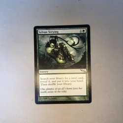 MTG Sylvan Scrying ~ Mirrodin Sorcery ~ Magic The Gathering Card - Image 1