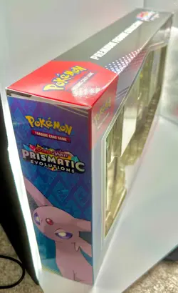 Pokemon TCG: Prismatic Evolutions Premium Figure Collection Factory Sealed Box - Image 4