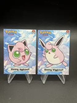 Shining Jigglypuff Wigglytuff Pokemon 2024 Shiny Infinity Set US Seller - Image 1