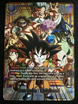 Son Goku : Childhood FB06-119 Super Alternate Art Dragon Ball Card Rivals Clash - Image 1