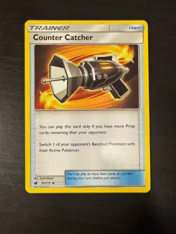 POKEMON COUNTER CATCHER 91/111 UNCOMMON CRIMSON INVASION NM CARD - Image 1