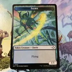 Goblin / Faerie Double-Sided Token NM Lorwyn Eclipsed MTG Magic The Gathering - Image 1