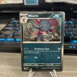 Weavile (Cosmos Holo Promo) 021 Me: Mega Evolution MEP Holo Pokemon - Image 1