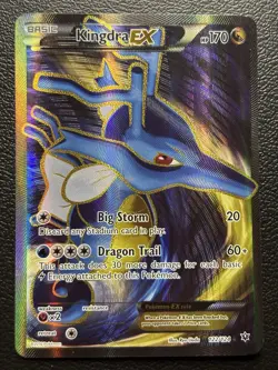Kingdra EX (Full Art) 122/124 Fates Collide Holo LP TCG Pokemon - Image 1