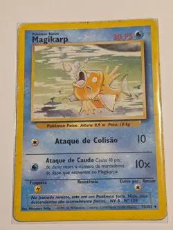 Magikarp (BS 35)●BASE SET●1999●PORTUGUESE●UNCOMMON●POKEMON●HP●C1009 - Image 1