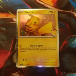 Pokemon Pikachu Promo Holo 051/162 TEF English 2026 Pokemon Day - Image 1