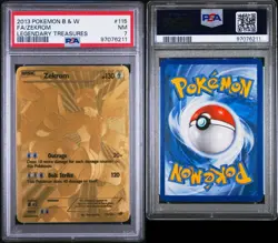 Pokemon Zekrom 115/113 PSA 7 NM BW Legendary Treasures Gold Secret Rare Full Art - Image 3