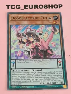 DOSOLFACHORD CUTIA ● YUGIOH ● ANGU ● SUPER RARE ● PORTUGUESE ● NM ● #129 - Image 1