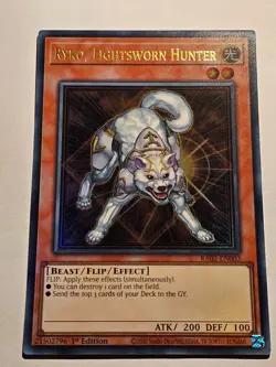 Ryko, Lightsworn Hunter (V.2 - Ultra Rare)●YUGIOH●RA02●ENGLISH●1st●NM●Y31 - Image 1
