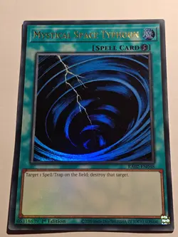 Mystical Space Typhoon (V.2 - Ultra Rare)●YUGIOH●RA02●ENGLISH●1st●NM●Y31 - Image 1
