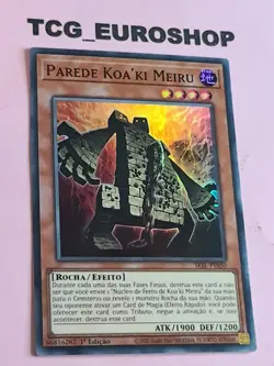 KOA'KI MEIRU WALL ● YUGIOH ● SESL ● PORTUGUESE ● SUPER RARE ● NM #139 - Image 1