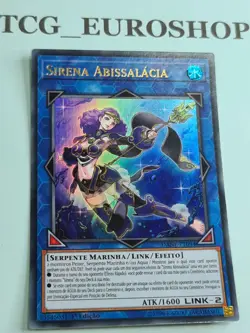 MERMAIL ABYSSALACIA ■ YUGIOH ■ DANE ■ 1st ■ PORTUGUESE ■ ULTRA RARE ■ NM #2833 - Image 1