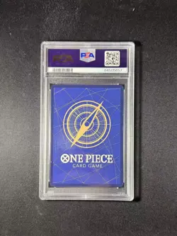 2023 One Piece JPN Roronoa Zoro #OP06-118 SEC Manga Alt Art Holo SP PSA 10 ER26 - Image 2