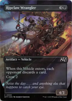 Ripclaw Wrangler (Borderless) - FOIL - C Aetherdrift 309 - MTG - Image 1