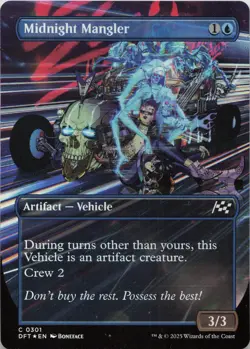 Midnight Mangler (Borderless) - FOIL - C Aetherdrift 301 - MTG - Image 1