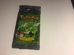 1999 Pokemon Jungle Booster Pack Scyther artwork - SEALED - Long Crimp - Scarce - Image 1