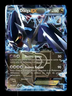 Carte Pokemon Dialga EX 65/101 Explosion Plasma Francais - Image 1