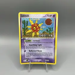 Solrock 47/107 EX Deoxys Reverse Holo Stamped Pokemon TCG LP/MP - Image 1