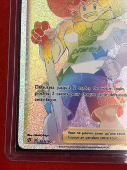 CARTE POKEMON PERCY 201/192 DRESSEUR RAINBOW SECRETE CLASH DES REBELLES EB02 FR - Image 5