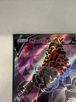 CARTE POKEMON MONTHRACITE V 173/185 FA FULL ART VOLTAGE ECLATANT EB04 FR - Image 2