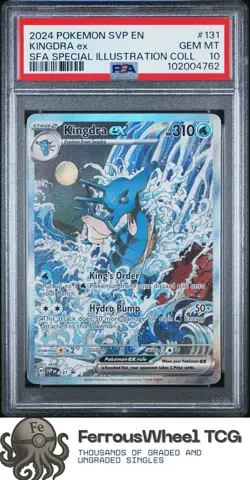 Kingdra Ex #10 - 2024 Pokemon Svp En-Sv Black Star Promo - PSA 10 - Image 1
