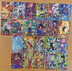 Super Dragon Ball Heroes Card Lot - 22 Holo Cards - Goku, Vegeta, Gohan Included - Image 1