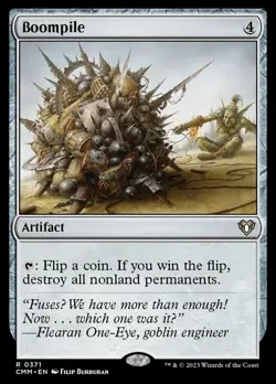 x1 Boompile R MTG Commander Masters M/NM, English - Image 1