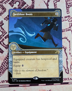 MTG Swiftfoot Boots Avatar Last Airbender Magic the Gathering NM - Image 1