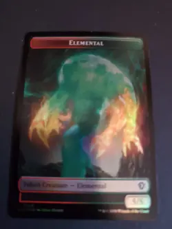Elemental 0009 / Elemental 0002 (Foil) Token MTG Lorwyn Eclipsed ECL NM - Image 2