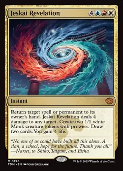 Jeskai Revelation-Tarkir: Dragonstorm-Foil-196-NM - Image 1