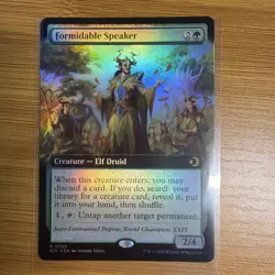 Formidable Speaker (Extended Art) Lorwyn Eclipsed Foil - Image 1