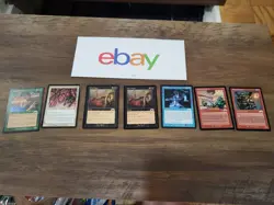 Lot of 7 Exodus 1998 Set Magic the Gathering MTG Spike Weaver, Wall Of Nets - Image 1