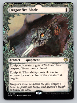 Dragonfire Blade Showcase - Commander: Tarkir: Dragonstorm MTG - Image 1