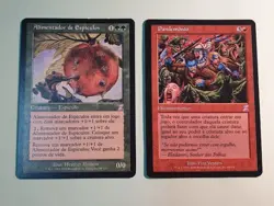 #669 | SPIKE FEEDER + PANDEMONIUM | TIMESHIFTED | MTG | PORTUGUESE | LP - Image 1