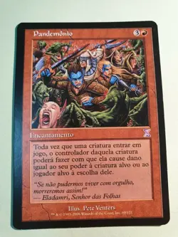 #669 | SPIKE FEEDER + PANDEMONIUM | TIMESHIFTED | MTG | PORTUGUESE | LP - Image 4