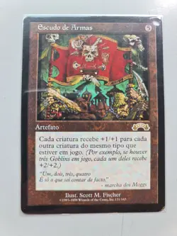COAT OF ARMS●EXODUS●MTG●1998●RARE●PORTUGUESE●NEAR MINT●#C128 - Image 1