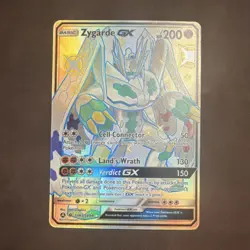 Pokemon TCG Zygarde GX SV65/SV94 Hidden Fates Shiny Vault Full Art Holo 2019 - Image 1