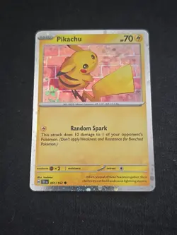 Pikachu - (Cosmo Holo) 051/162 Miscellaneous Cards & Products Pokemon TCG NM - Image 1