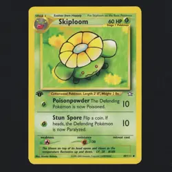 Skiploom 49/111 1st Edition Neo Genesis Vintage WOTC Pokemon TCG NM/LP - Image 1