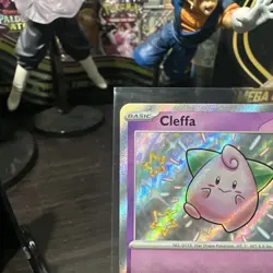 Cleffa NM Baby Shiny 150/091 SV: Paldean Fates Pokemon TCG Holo - Image 3