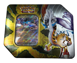 Pokemon TCG Paradox Destinies Raging Bolt ex Tin with 5 booster packs SEALED NEW - Image 1