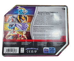 Pokemon TCG Paradox Destinies Raging Bolt ex Tin with 5 booster packs SEALED NEW - Image 2