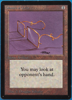 Glasses of Urza Beta PLD Artifact Uncommon MAGIC MTG CARD (ID# 508833) ABUGames - Image 1