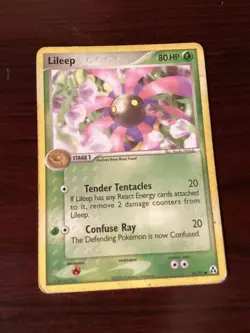 Pokemon TCG Lileep 56/92 EX Legend Maker Regular Common Card EN-MP 2006 - Image 1