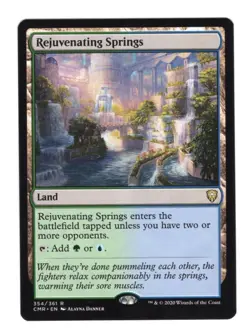 Rejuvenating Springs Commander Legends Regular Card NM Condition - Image 1