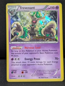 Trevenant XY94 XY Breakpoint Stamped Pre Release Promo Pokemon Card - Image 1