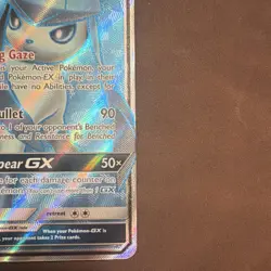 Pokemon TCG Glaceon GX 141/156 SM-Ultra Prism Full Art Ultra Rare Holo Card - Image 2