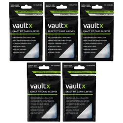 Vault X Exact Fit Trading Card Sleeves, Soft, High Clear 500 Pack, - Image 1