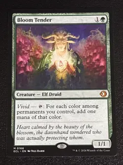 MTG Lorwyn Eclipsed Bloom Tender 0166 NM Mythic - Image 1